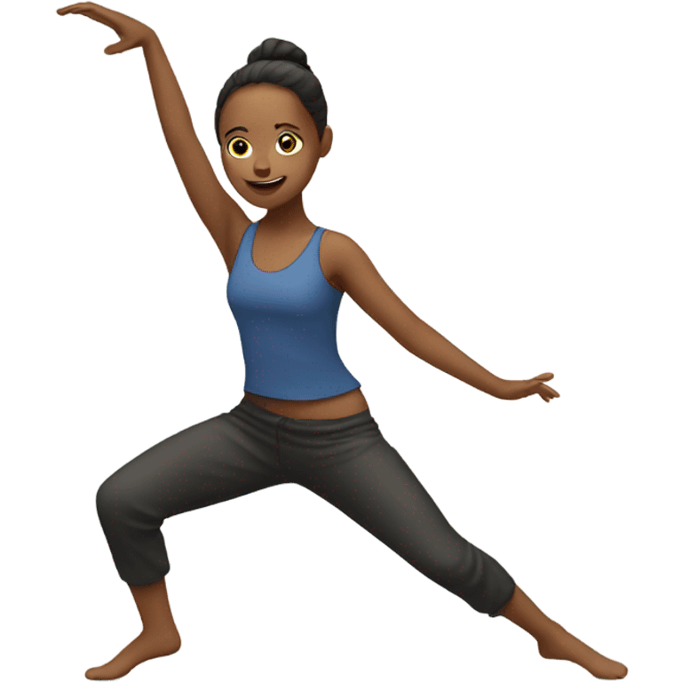 Girl doing a dance move emoji