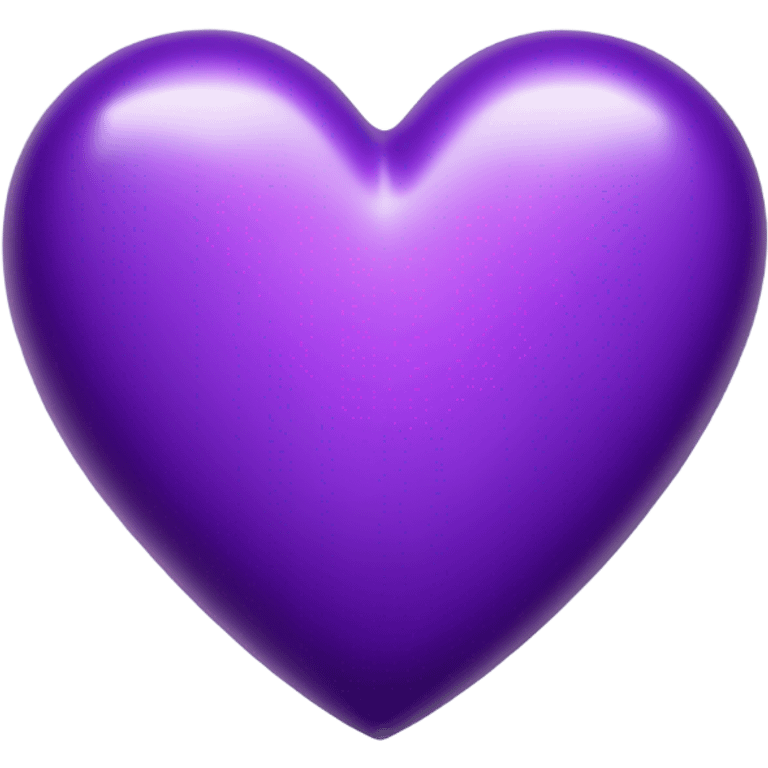 Purple heart emoji