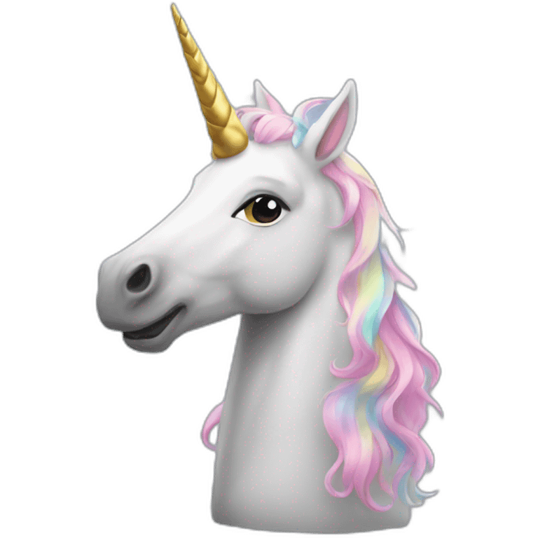 Unicorn with hands top emoji