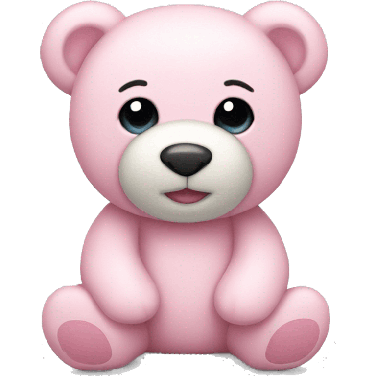 light pink teddy bear emoji