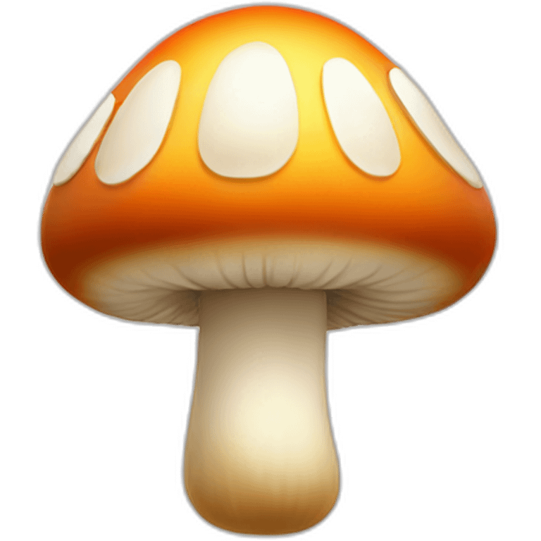 Champignon avec des yeux Mario emoji