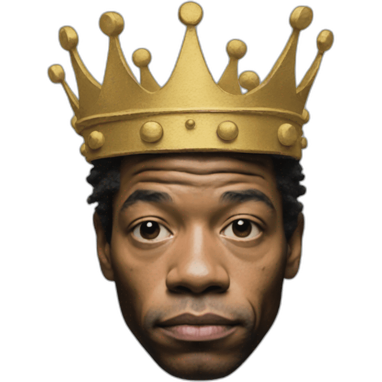 basquiat crown emoji