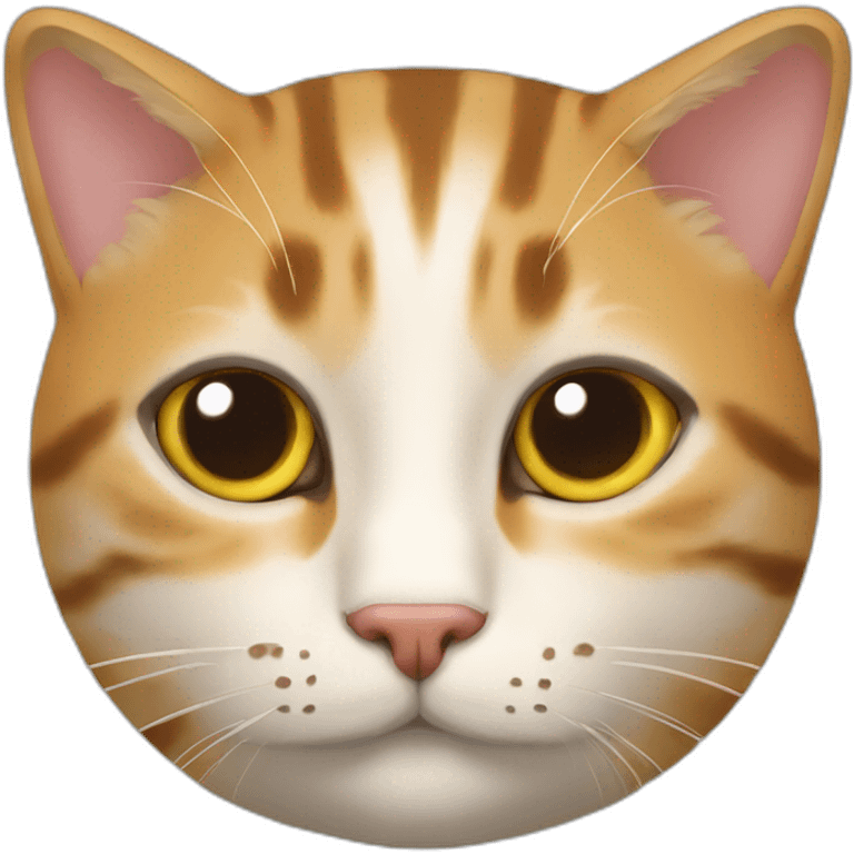 Une crotte sur un chat emoji