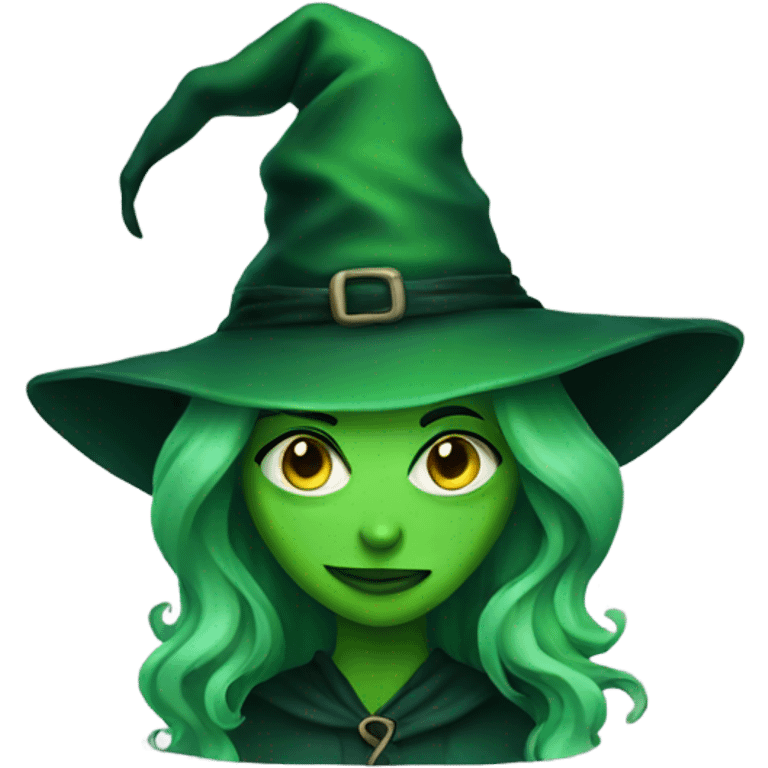 Green witch  emoji