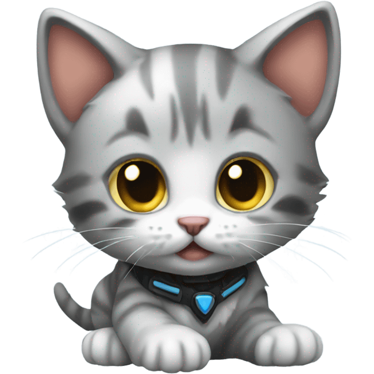 Kitten gaming emoji