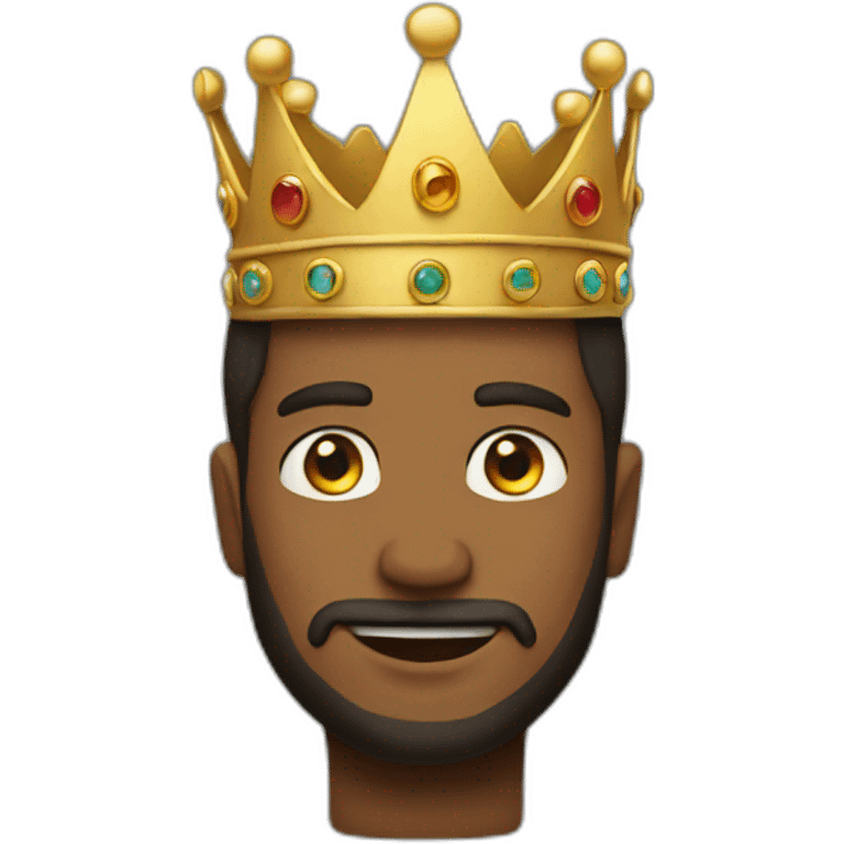 men with crown emoji