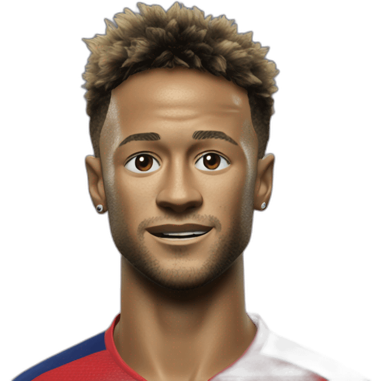 Neymar qui fait un controle au foot emoji