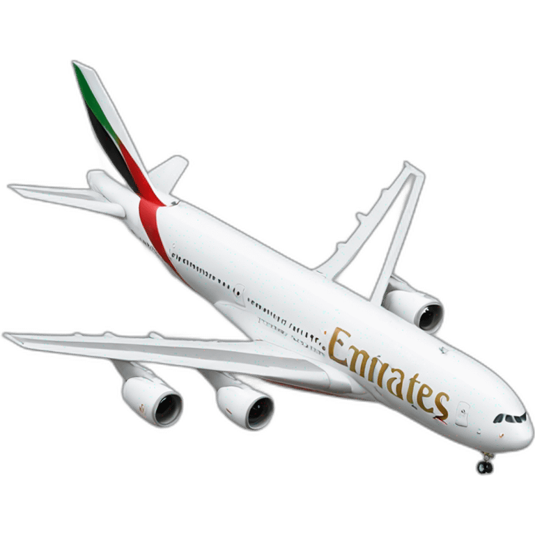 Emirates airplane emoji