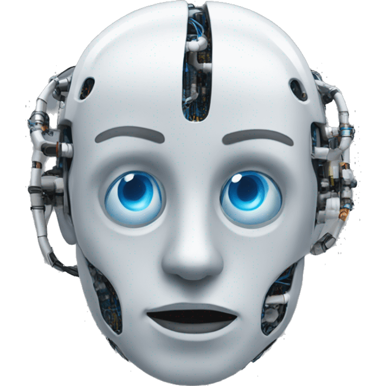 Artificial intelligence making artificial intelligence emoji