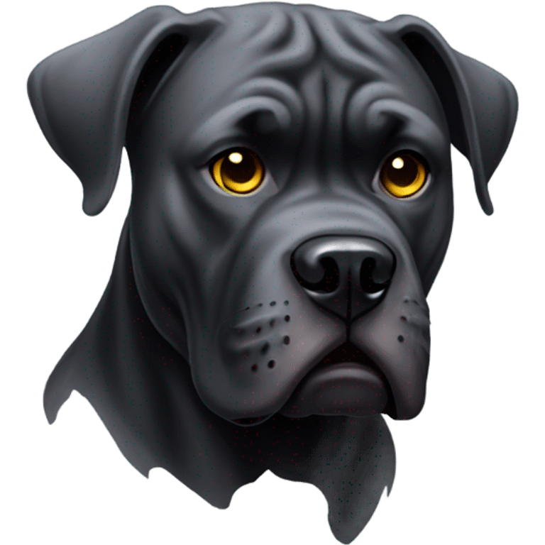 Scary cane corso  emoji