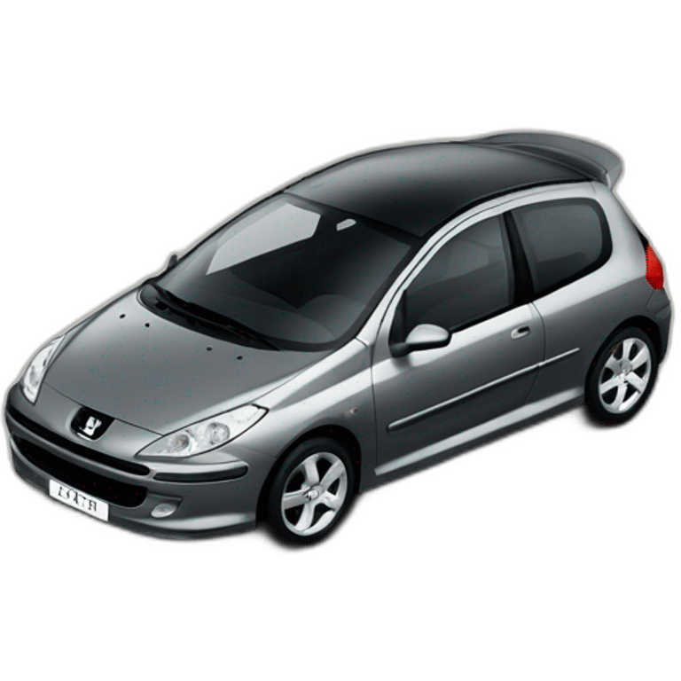 Peugeot 307 3 portes grise emoji