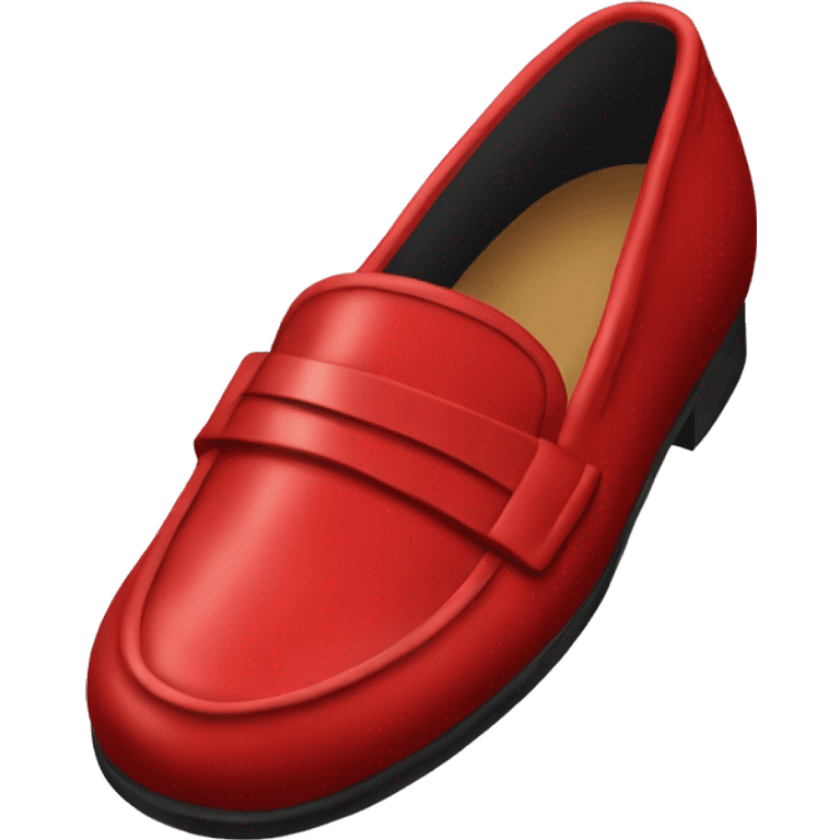 red  elegant loafer emoji