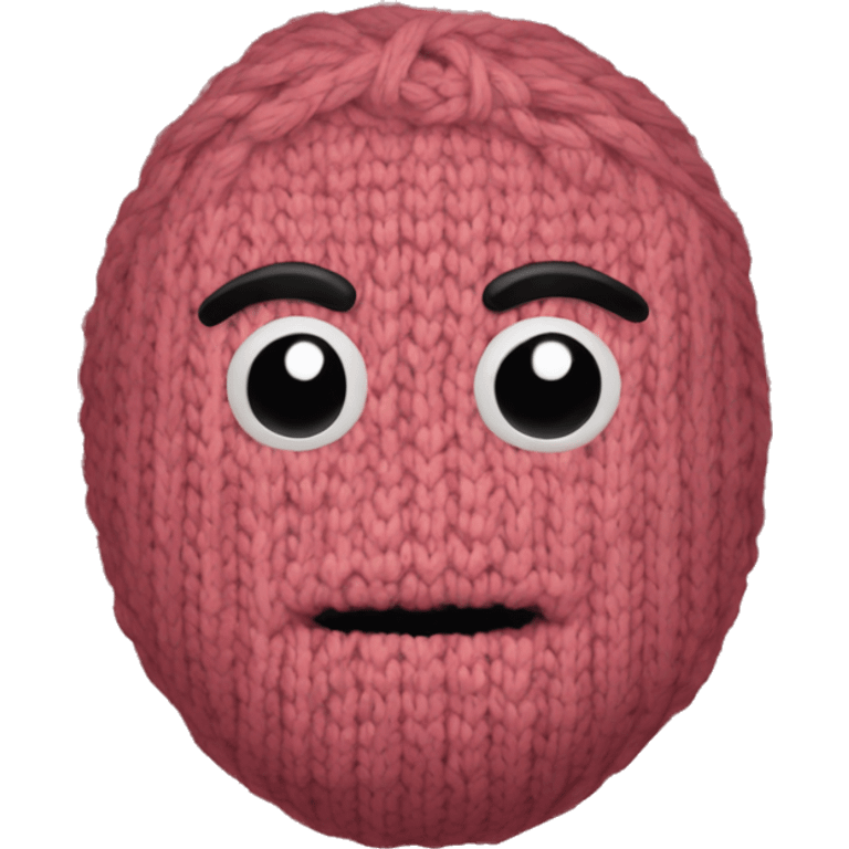 Knitted  emoji