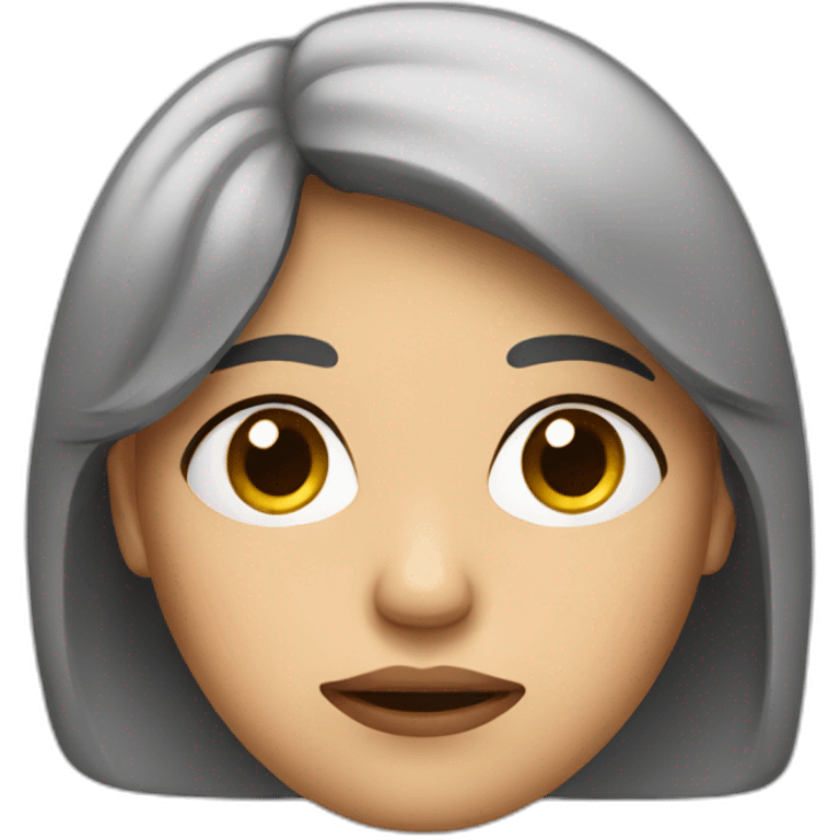 frowning woman emoji