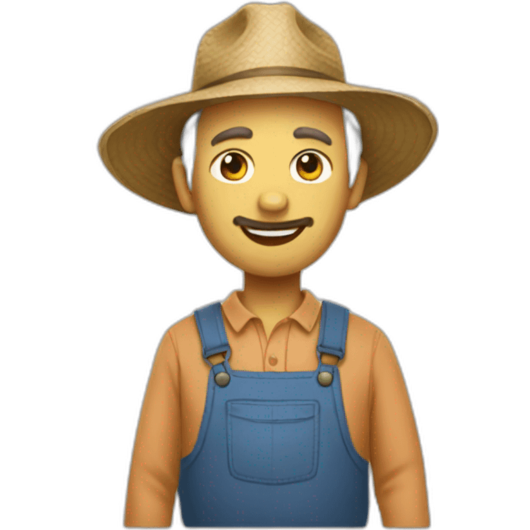 A cotton farmer emoji