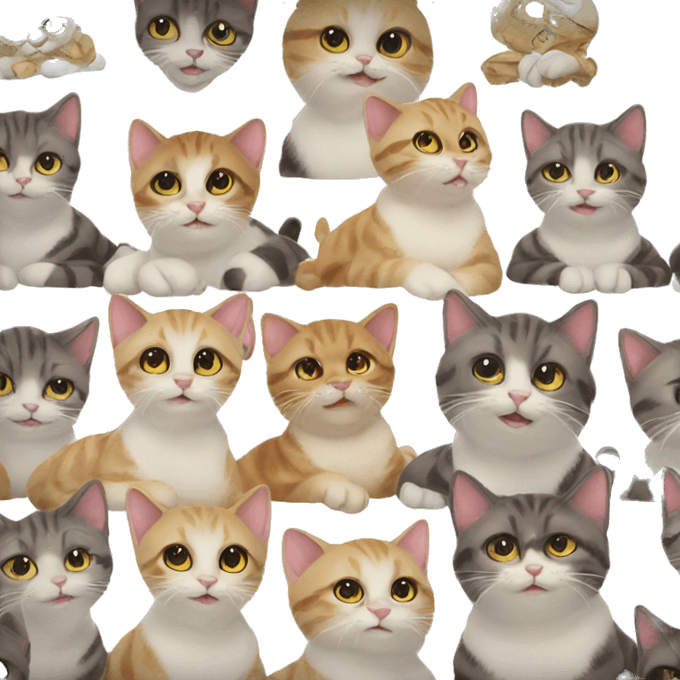 13 christmas cats emoji