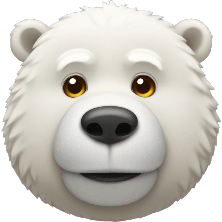 Oso polar gordito  emoji