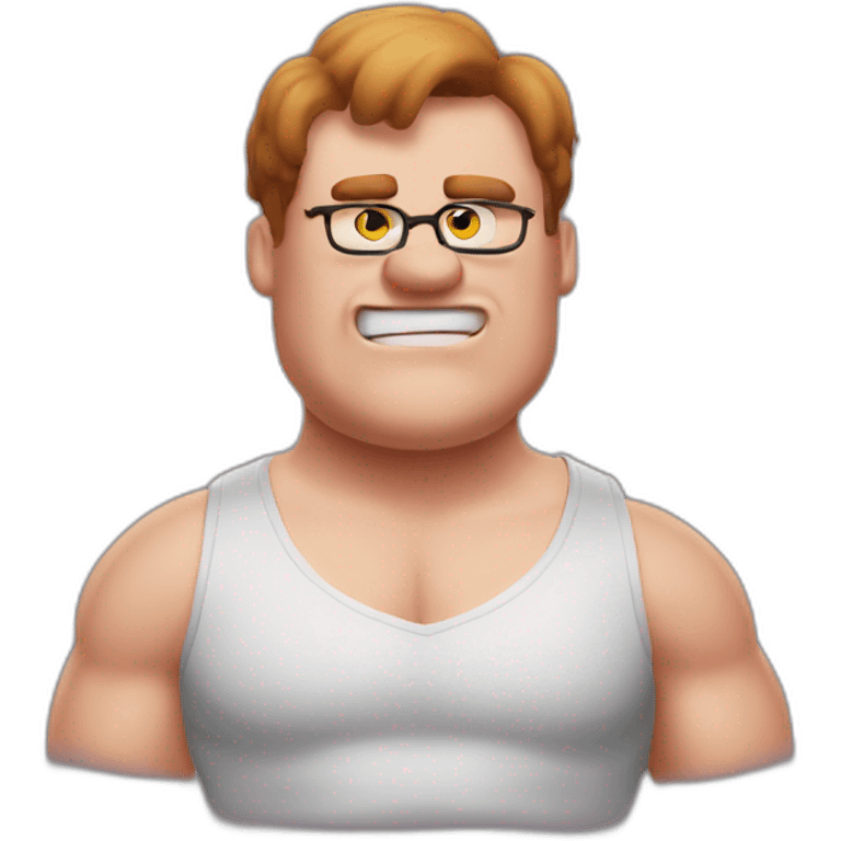 Buff peter griffin as an emoji emoji