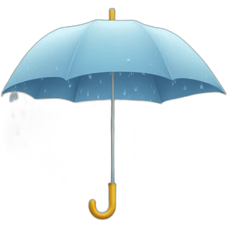 Umbrella with rain inside emoji