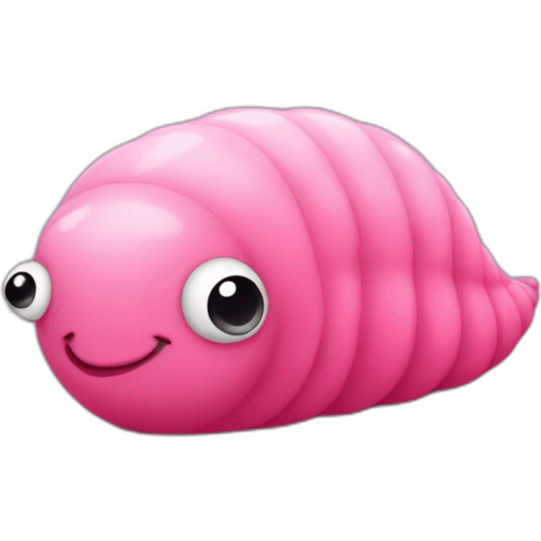 Cute Pink slug emoji