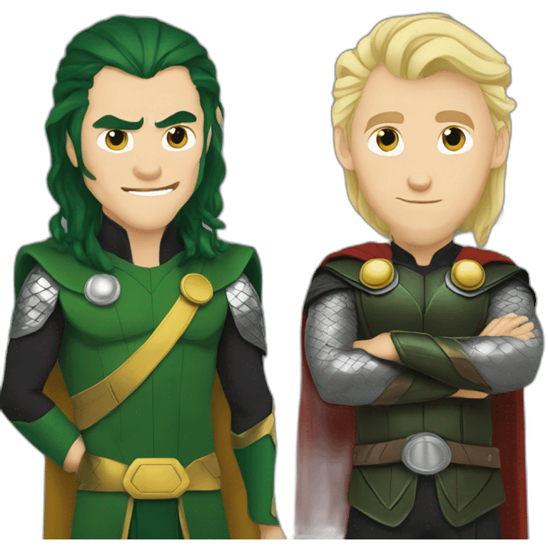 Loki ve thor emoji