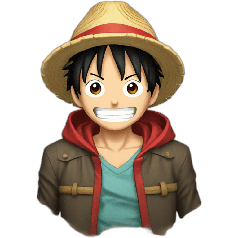 Luffy haki emoji