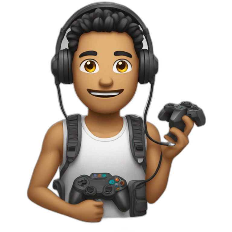 Un PC gamer emoji