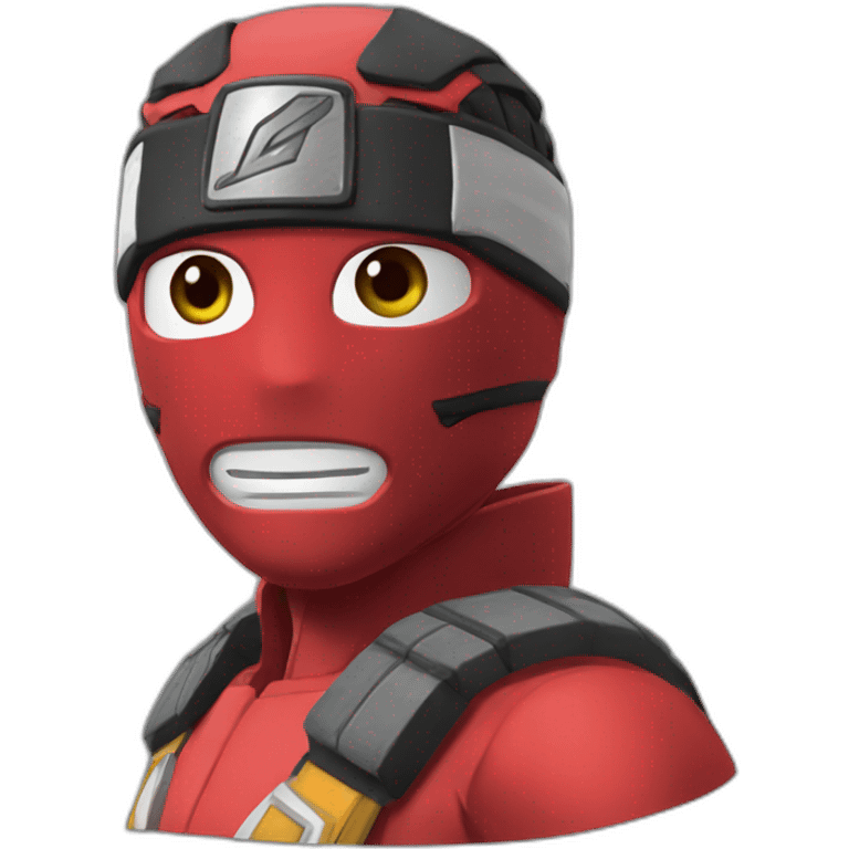 Naruto red ranger emoji