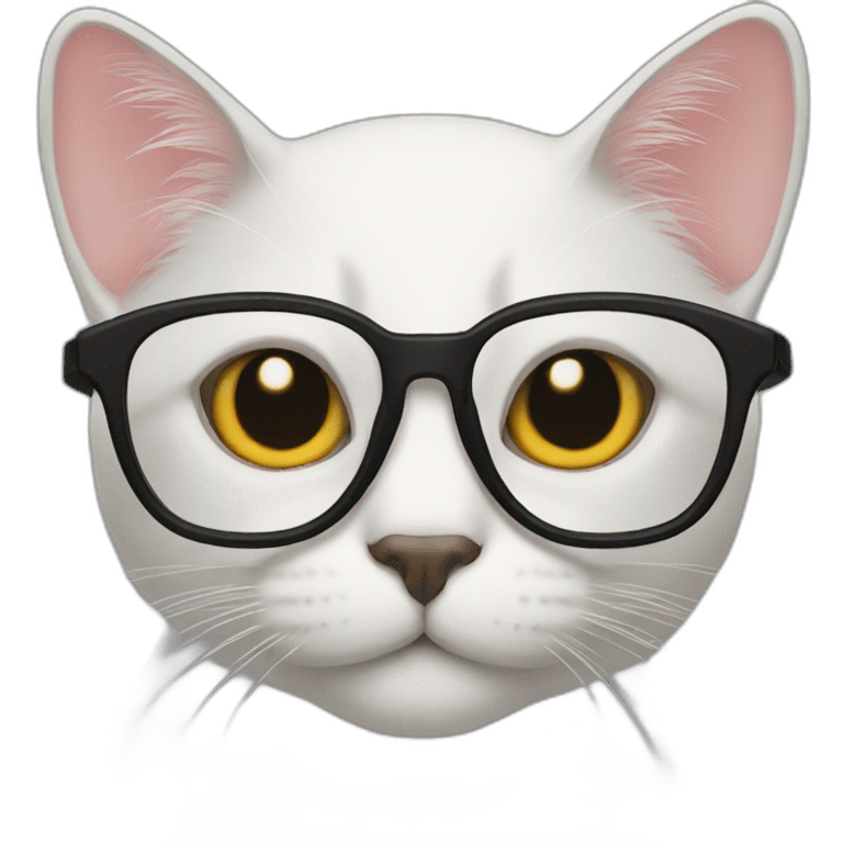 cat glasses emoji