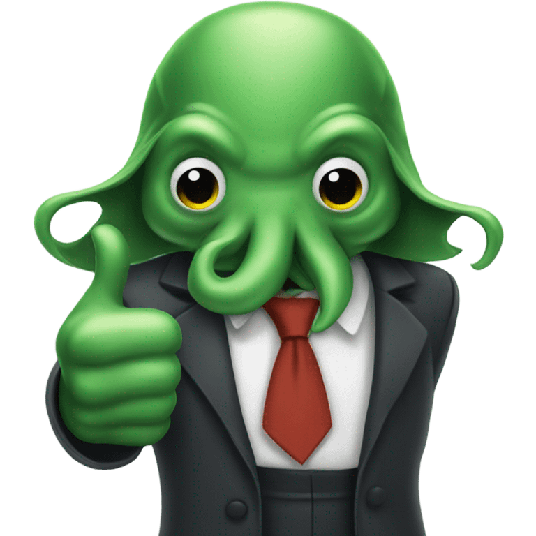 Cthulhu thumbs up emoji