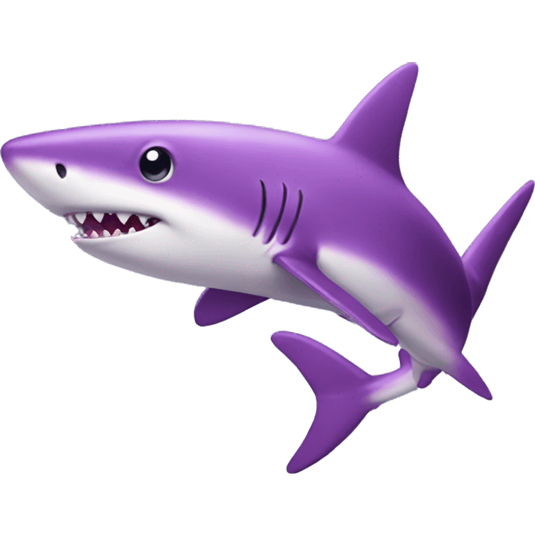 Purple shark  emoji