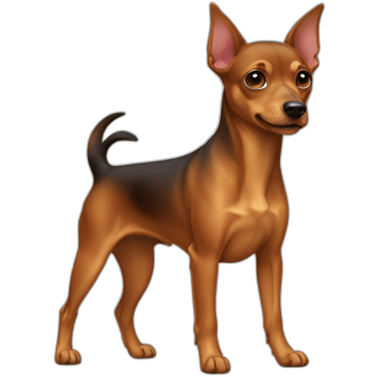 pinscher caramel dog emoji