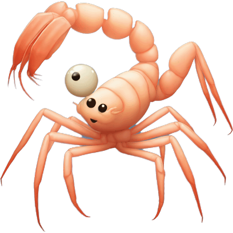 Shrimp x spider emoji