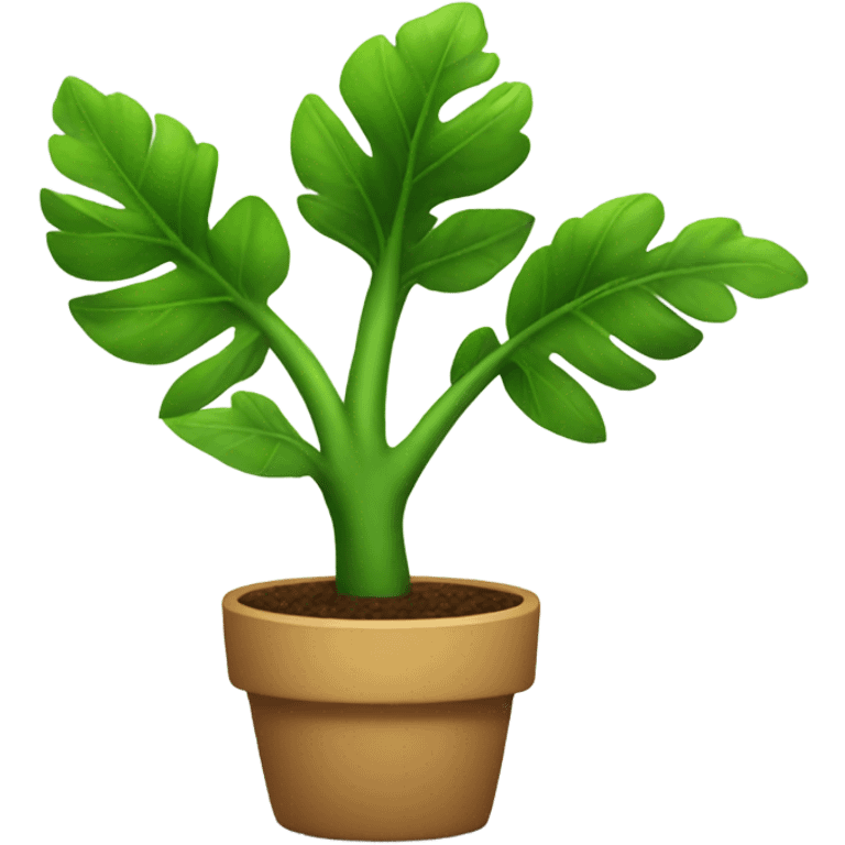 Talking plant emoji