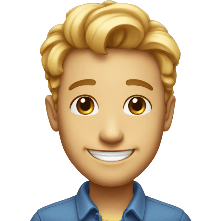 friendly smile from friend Riccardo  emoji