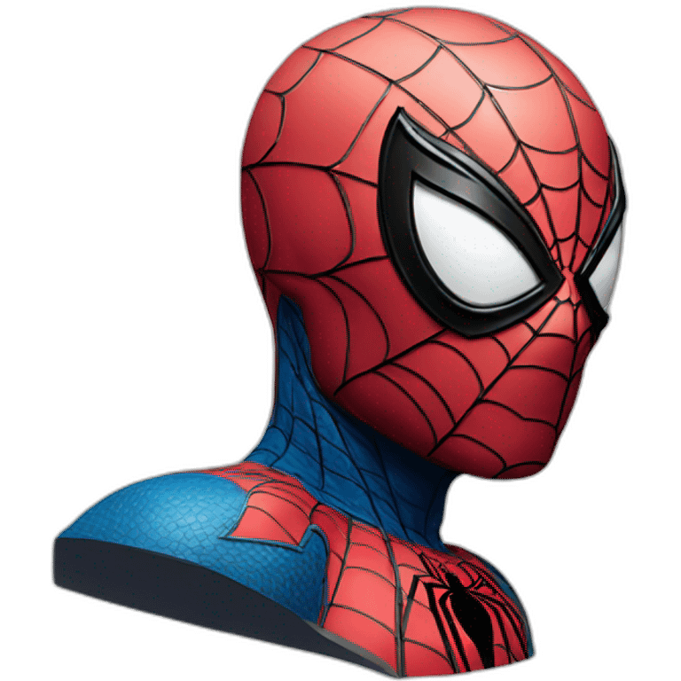 Comics Spiderman bust emoji