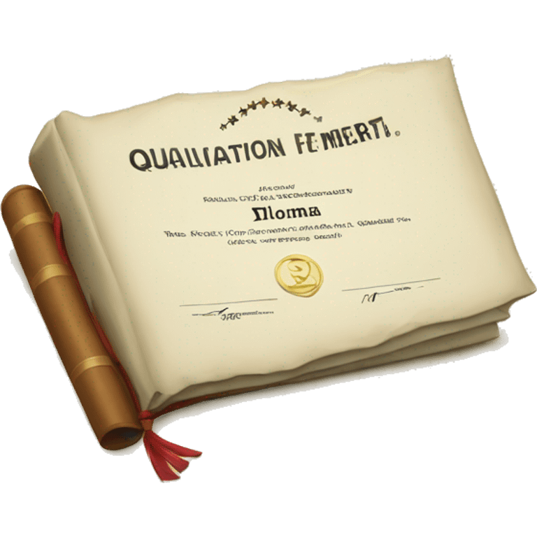 qualification diploma emoji