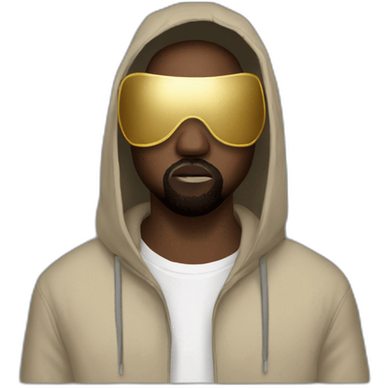 donda kanye west with mask emoji