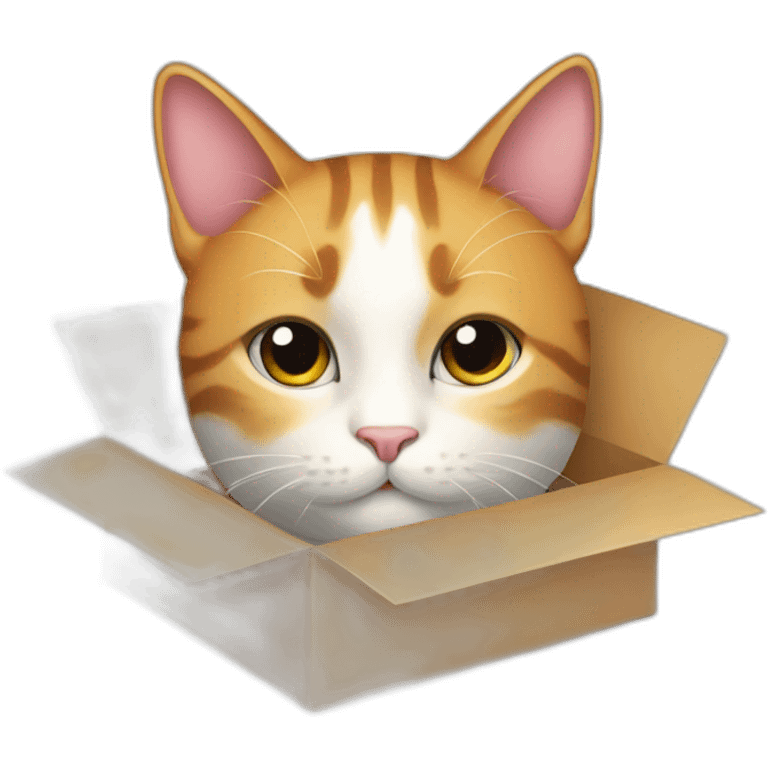 cat from gift box emoji