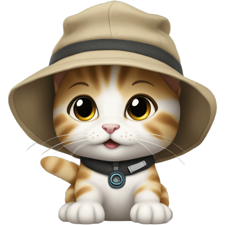 explorer kitten emoji