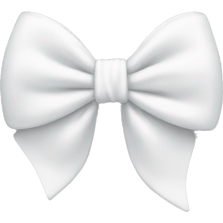 white bow emoji