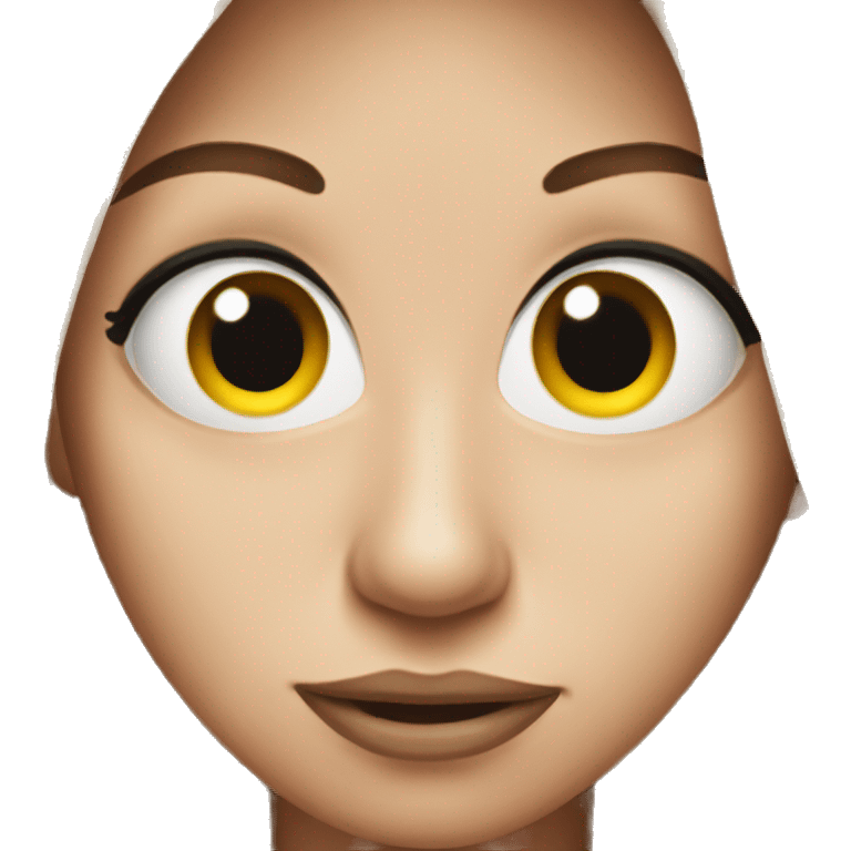 emoji doing side eye emoji