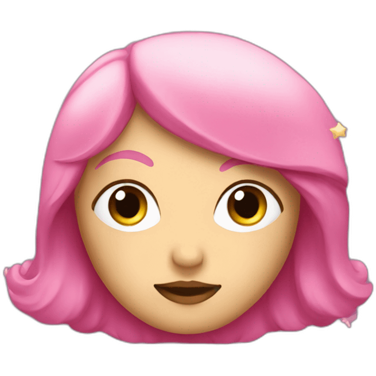 athena with pink stars emoji