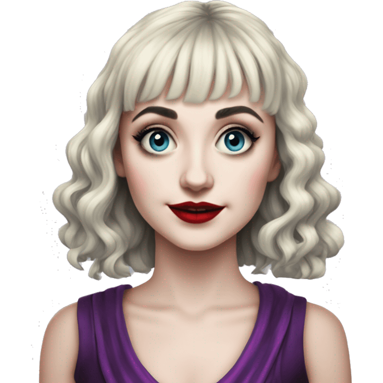 Sophia Anne Caruso is an American actress and singer best known for originating the role of Lydia Deetz in the Broadway musical Beetlejuice,  emoji