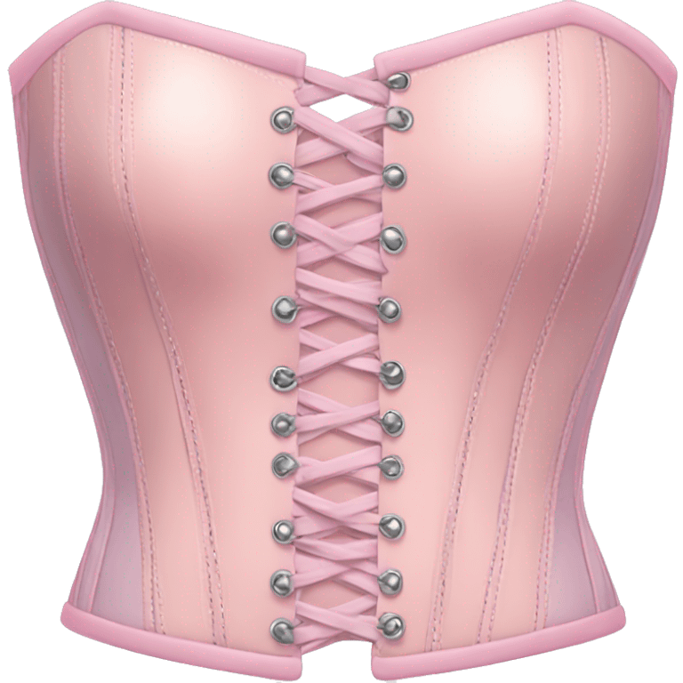 Pastel pink corset  emoji