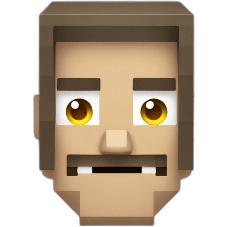 creepy smug face minecraft emoji