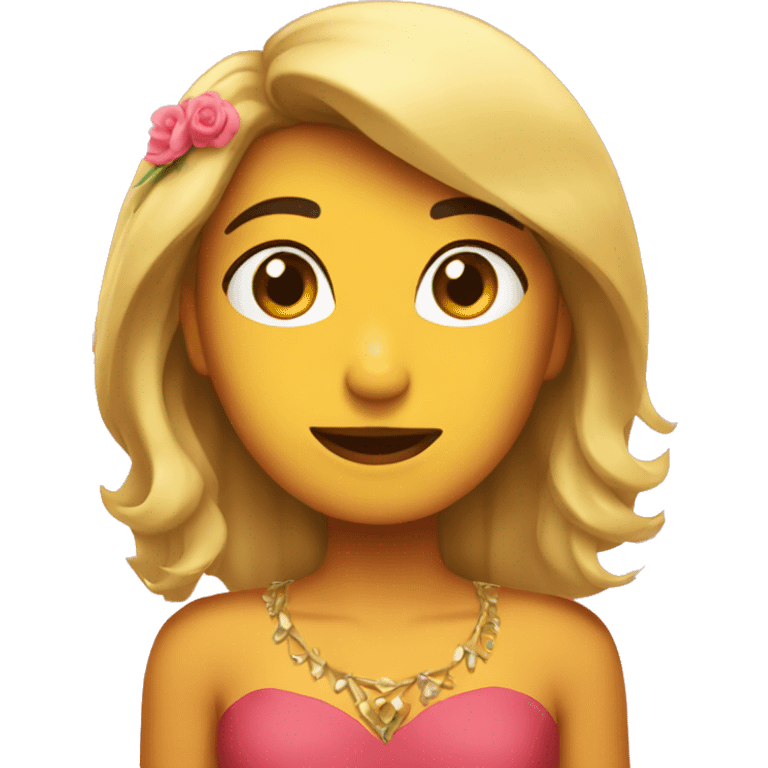 Chica enamorada  emoji