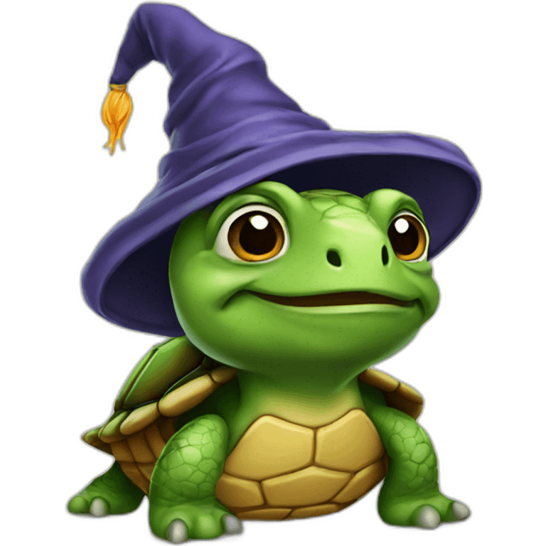 Wizard turtle emoji