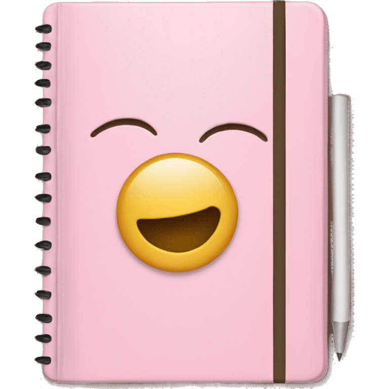 Light pink notebook emoji