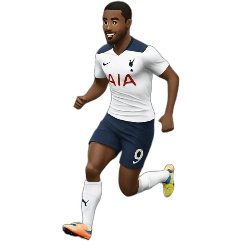 tottenham player running emoji